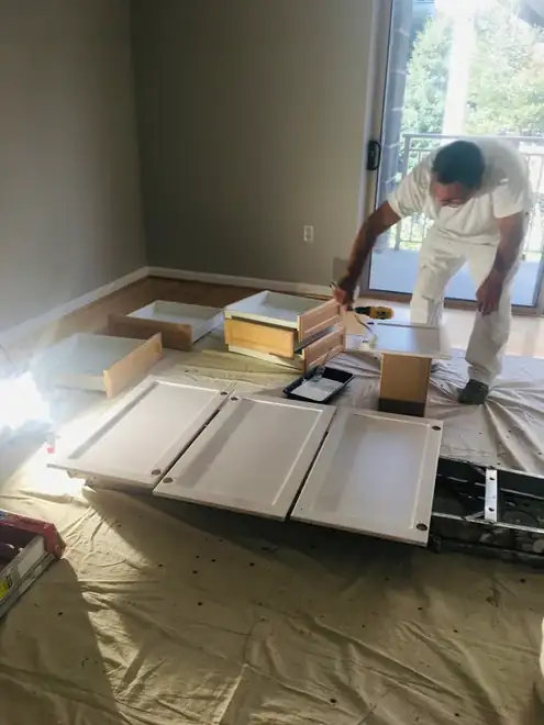 Kitchen cabinet refinishing in Tysons, VA