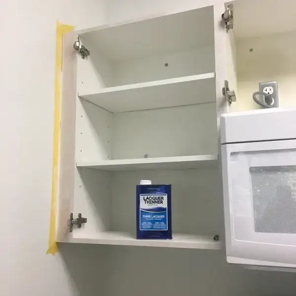 Kitchen cabinets painted white in Falls Church, VA