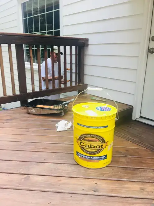 Deck refinishing and staining in Annandale, VA