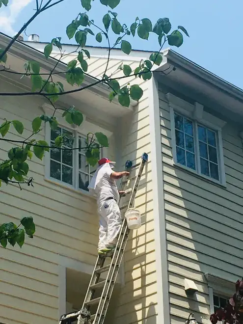Exterior repaint and trim work in Springfield, VA