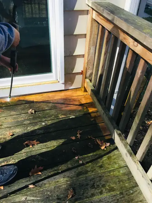 Exterior repaint and trim work in Fairfax, VA