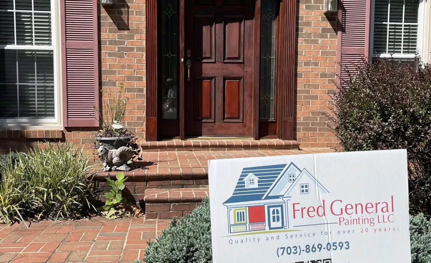 Exterior house painting by Fred General Painting in Annandale, VA