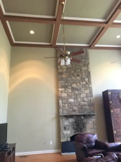 Interior walls and trim painted in Herndon, VA