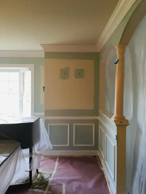 Interior painting and drywall repair in Alexandria, VA