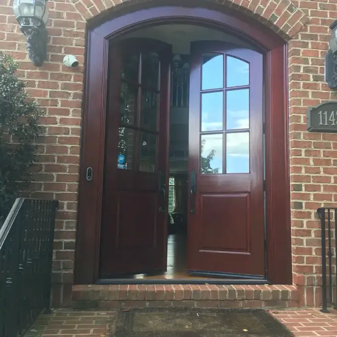 Garage door refinishing in Tysons, VA